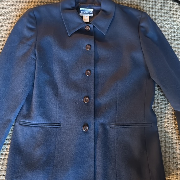 Pendleton 100% Wool Blazer Size 8 - Picture 2 of 8